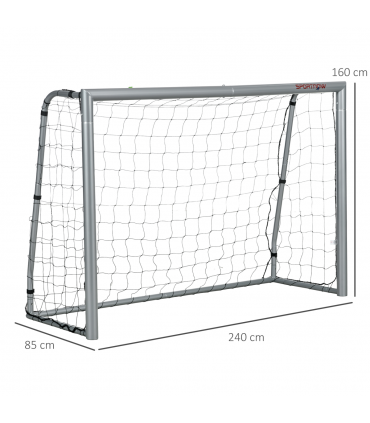 SPORTNOW 8ft x 5ft Football Goal, Simple Set Up Football Training Net