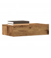 vidaXL Bedside Cabinet Old Wood 60x35 cm Engineered Wood