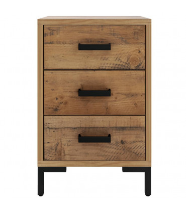 vidaXL Bedside Cabinets 2 pcs 40x30x55 cm Solid Wood Pine