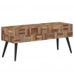vidaXL Bench 110x35x45 cm Solid Reclaimed Teak