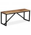 vidaXL Bench Solid Mango Wood 110x35x45 cm