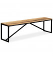 vidaXL Bench Solid Mango Wood 160x35x45 cm