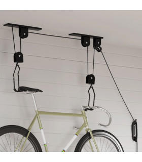 vidaXL Bike Hoists with Ceiling Mount 2 pcs 20 kg