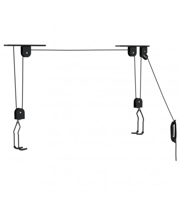 vidaXL Bike Hoists with Ceiling Mount 2 pcs 20 kg