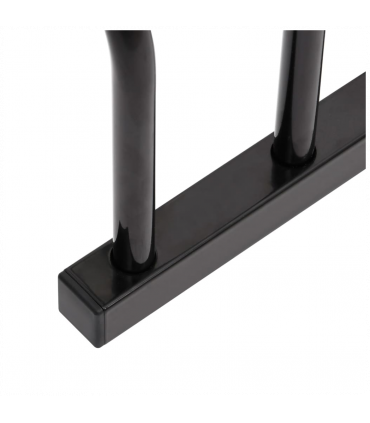 vidaXL Bike Rack for 3 Bikes Black Steel