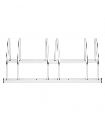 vidaXL Bike Rack for 3 Bikes Galvanised Steel