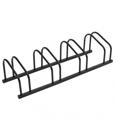 vidaXL Bike Rack for 4 Bikes Black Steel