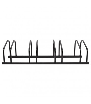 vidaXL Bike Rack for 4 Bikes Black Steel