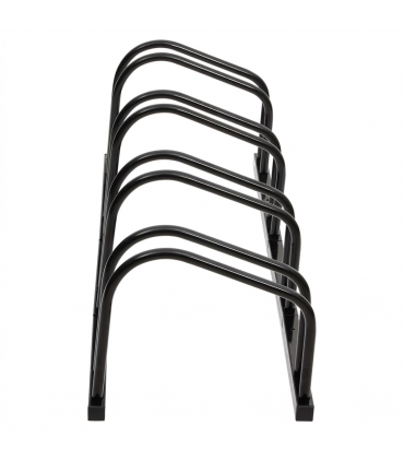 vidaXL Bike Rack for 4 Bikes Black Steel