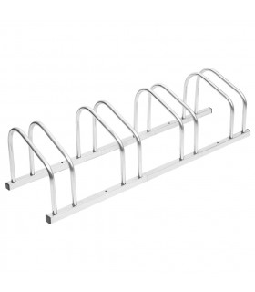 vidaXL Bike Rack for 4 Bikes Galvanised Steel