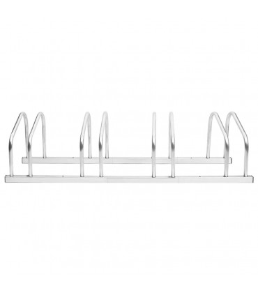 vidaXL Bike Rack for 4 Bikes Galvanised Steel
