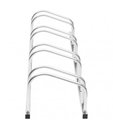 vidaXL Bike Rack for 4 Bikes Galvanised Steel