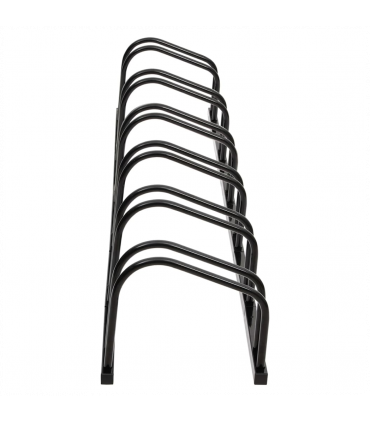 vidaXL Bike Rack for 6 Bikes Black Steel