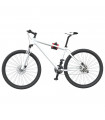 vidaXL Bike Repair Stand Wall Mounted Foldable Red and Black Steel
