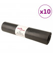 vidaXL Bin Bags 250 pcs Black 120 L