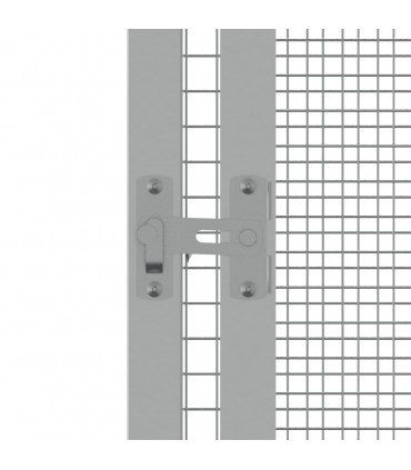 vidaXL Bird Cage Anthracite 213.5x217.5x211.5 cm Galvanised Steel