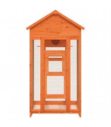 vidaXL Bird House Brown 91.5x53x170 cm Solid Wood Pine