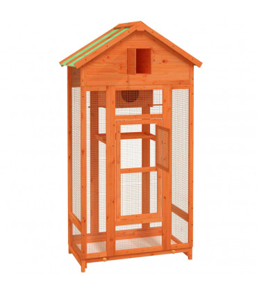 vidaXL Bird House Brown 91.5x53x170 cm Solid Wood Pine