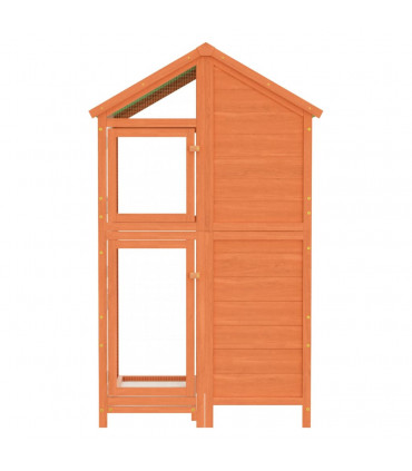vidaXL Bird House Brown 97x81x152 cm Solid Wood Pine