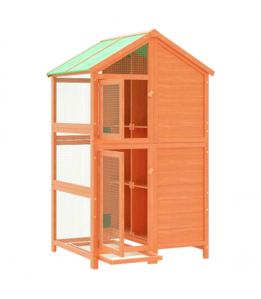 vidaXL Bird House Brown 97x81x152 cm Solid Wood Pine