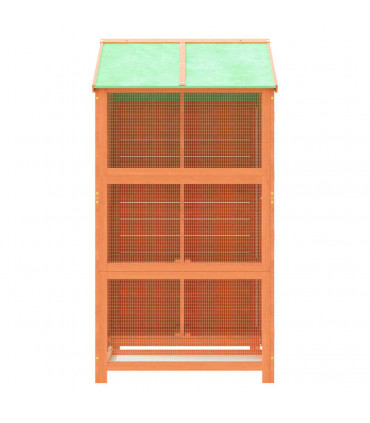 vidaXL Bird House Brown 97x81x152 cm Solid Wood Pine