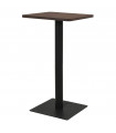 vidaXL Bistro Table Dark Ash 50x50x107 cm