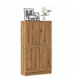 vidaXL Book Cabinet Artisan Oak 82.5x30.5x150 cm Engineered Wood