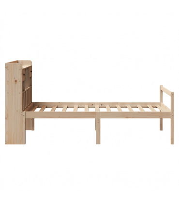 vidaXL Bookcase Bed without Mattress 100x200 cm Solid Wood Pine