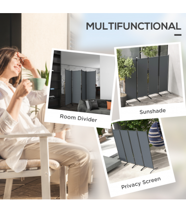 Outdoor Privacy Screen - 360° Foldable Design for Versatile Shading