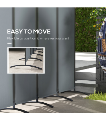 Outdoor Privacy Screen - 360° Foldable Design for Versatile Shading