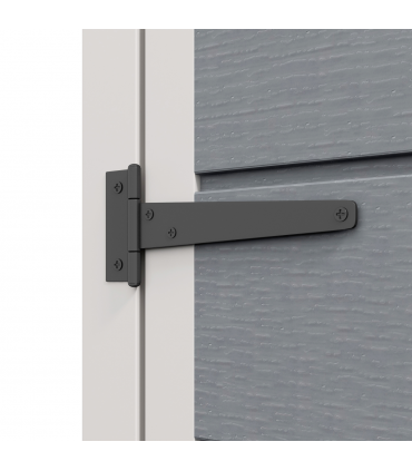 Outsunny 5' x 3' Garden Shed w/ Floor, Lockable Door, Window and Vent, Grey