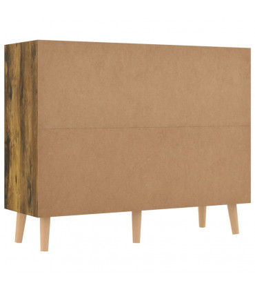 Sideboard Smoked Oak 90x30x72 cm Engineered Wood