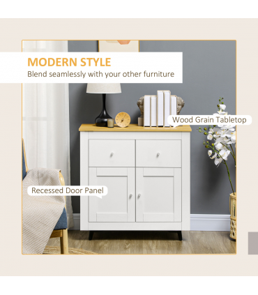 Sideboard Storage Cabinet Freestanding Kitchen Cupboard with Drawers