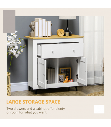 Sideboard Storage Cabinet Freestanding Kitchen Cupboard with Drawers