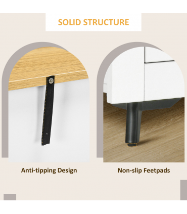 Sideboard Storage Cabinet Freestanding Kitchen Cupboard with Drawers