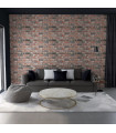 vidaXL 3D Wall Panels with Dark Brown & Grey Brick Design 11 pcs EPS