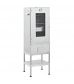 vidaXL BBQ Oven Smoker with Table Galvanised Steel