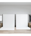 vidaXL Backdrop Stands 2 pcs Black 254x243 cm Steel