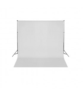 vidaXL Backdrop Support System 600x300 cm White