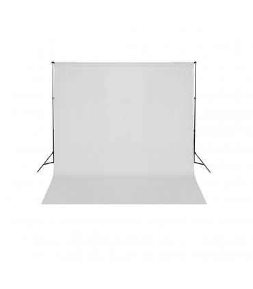 vidaXL Backdrop Support System 600x300 cm White