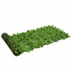 vidaXL Balcony Privacy Screen with Green Leaves 600x75 cm