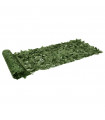 vidaXL Balcony Screen with Dark Green Leaves 200x75 cm