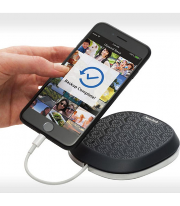 SanDisk iXpand Base For Phone Charging & Backup - Black 32 GB