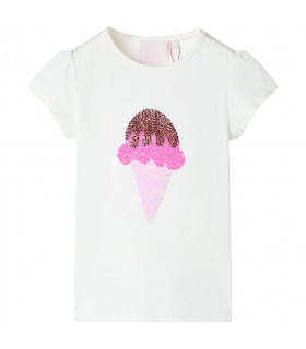 Kids' T-shirt Ecru 128