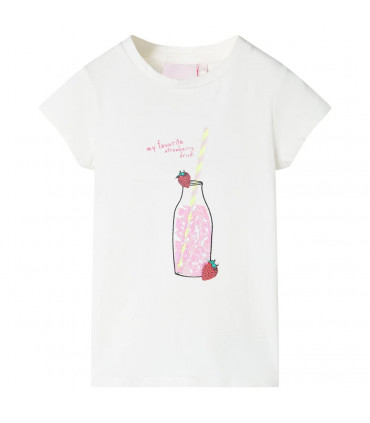 Kids' T-shirt Ecru 128