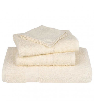 vidaXL Bath Towels 2 pcs Cream 100x150 cm 360 gsm 100% Cotton