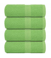 vidaXL Guest Towels 4 pcs Apple Green 30x50 cm 360 gsm 100% Cotton