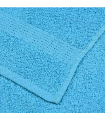 vidaXL 6 Piece Towel Set Turquoise 360 gsm 100% Cotton