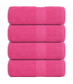 vidaXL Guest Towels 4 pcs Pink 30x50 cm 360 gsm 100% Cotton