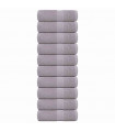 vidaXL Guest Towels 10 pcs Grey 30x50 cm 360 gsm 100% Cotton